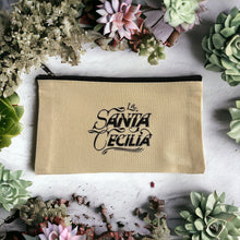 Load image into Gallery viewer, Cream Canvas Zipper Bags