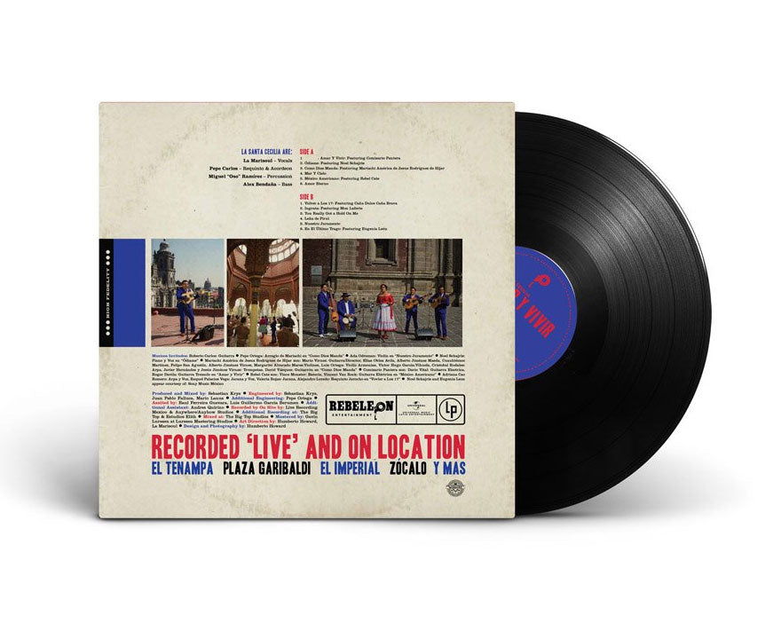 Amar y Vivir Vinyl - Recorded Live in Mexico – La Santa Cecilia Store